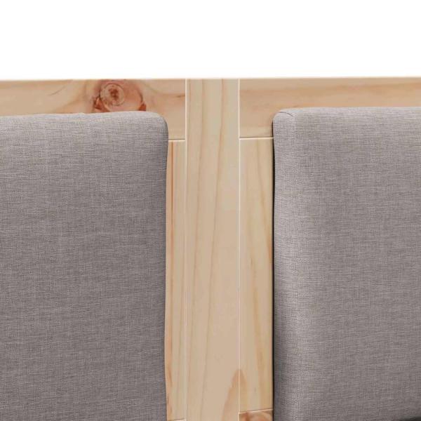 Kopfteil Sonstiges Braun 135 cm Massivholz Kiefer