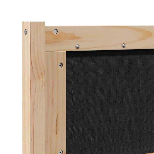 ARDEBO.de - Kopfteil Sonstiges Braun 120 cm Massivholz Kiefer