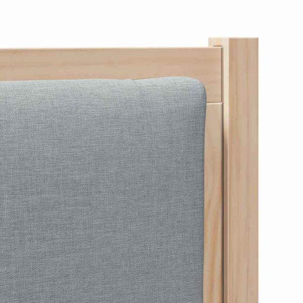 Kopfteil Braun Massivholz Kiefer