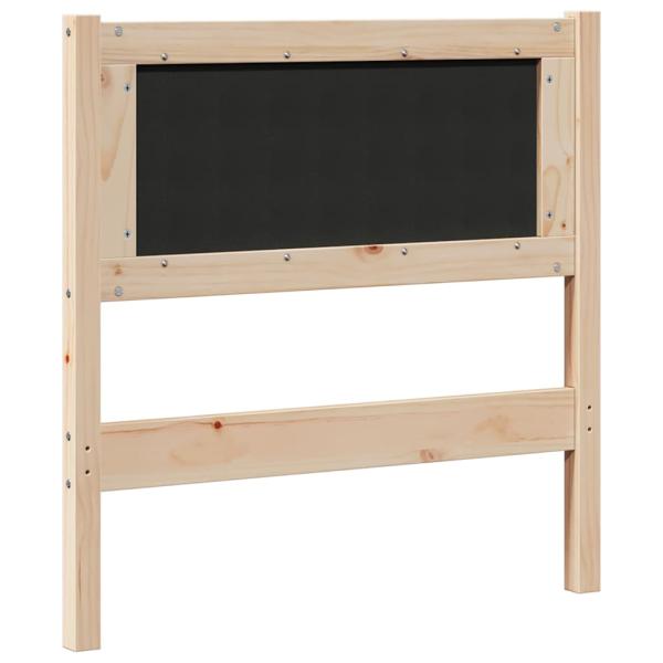 Kopfteil Sonstiges Braun 80 cm Massivholz Kiefer