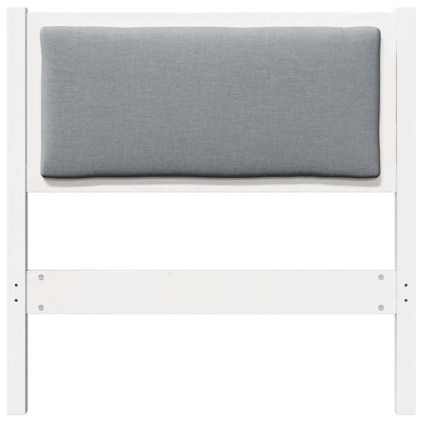 Kopfteil Sonstiges Weiß 80 cm Massivholz Kiefer