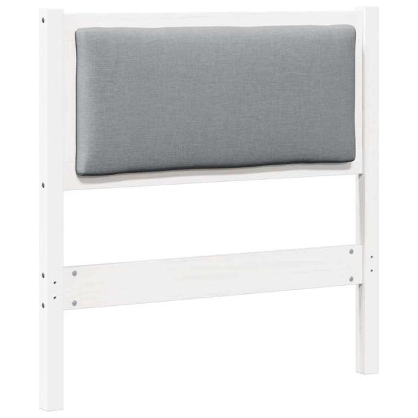 Kopfteil Sonstiges Weiß 75 cm Massivholz Kiefer