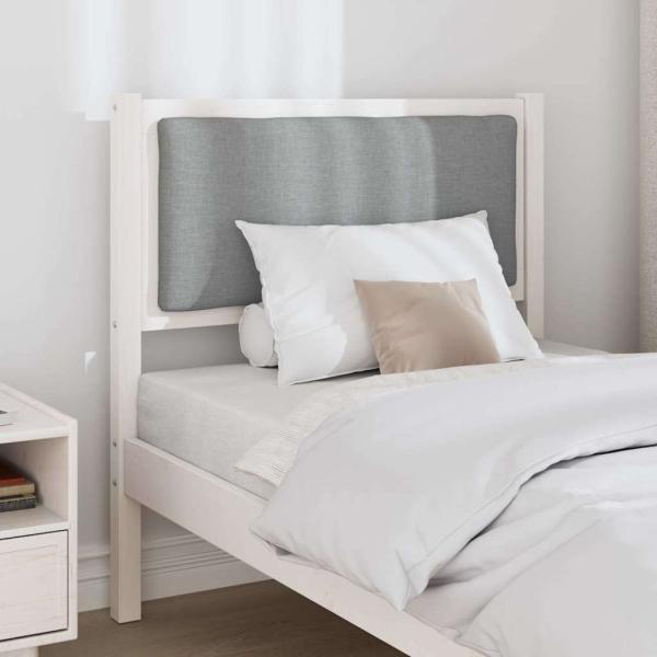 Kopfteil Sonstiges Weiß 75 cm Massivholz Kiefer