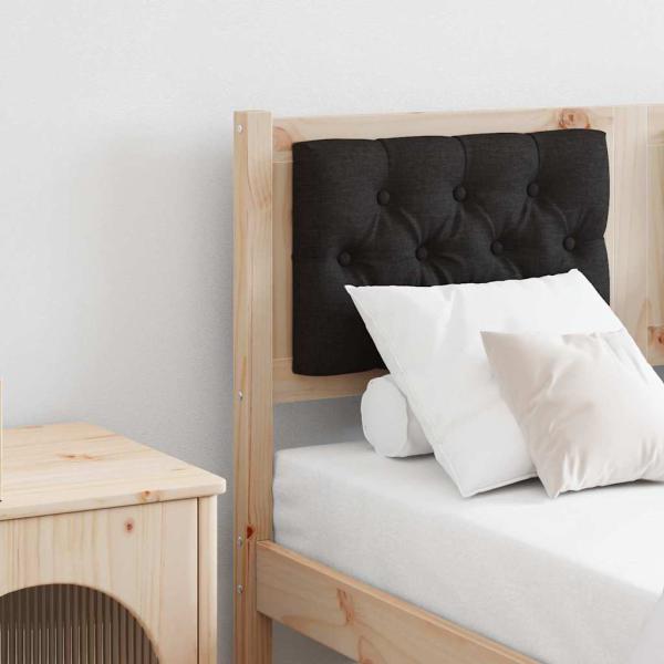 ARDEBO.de - Kopfteil Sonstiges Braun und Schwarz 135 cm Massivholz Kiefer