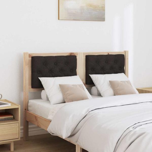 Kopfteil Sonstiges Braun und Schwarz 135 cm Massivholz Kiefer