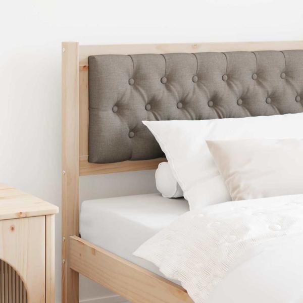 ARDEBO.de - Kopfteil Sonstiges Braun und Taupe 100 cm Massivholz Kiefer