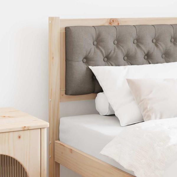 ARDEBO.de - Kopfteil Sonstiges Braun und Taupe 80 cm Massivholz Kiefer