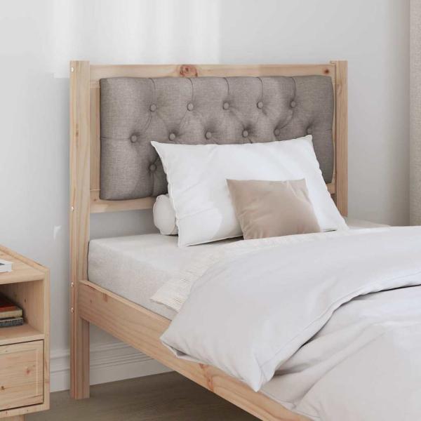 Kopfteil Sonstiges Braun und Taupe 80 cm Massivholz Kiefer