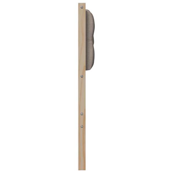 Kopfteil Sonstiges Braun und Taupe 80 cm Massivholz Kiefer