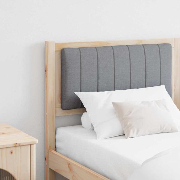 ARDEBO.de - Gepolstertes Kopfteil Braun 150 cm Massives Kiefernholz