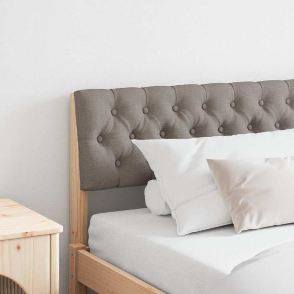 ARDEBO.de - Gepolstertes Kopfteil Taupe 180 cm Massives Kiefernholz