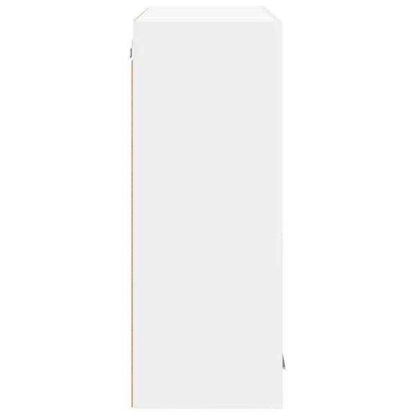 Hängeschrank mit Regal Riga Weiß 80 x 31 x 80 cm Holzwerkstoff