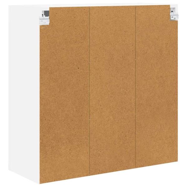 Hängeschrank mit Regal Riga Weiß 80 x 31 x 80 cm Holzwerkstoff