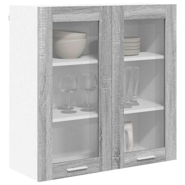 Hängeschrank Riga Graues Sonoma 80 x 31 x 80 cm Holzwerkstoff