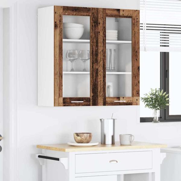 Hängeschrank mit Tür Riga Altholz 80 x 31 x 80 cm Holzwerkstoff