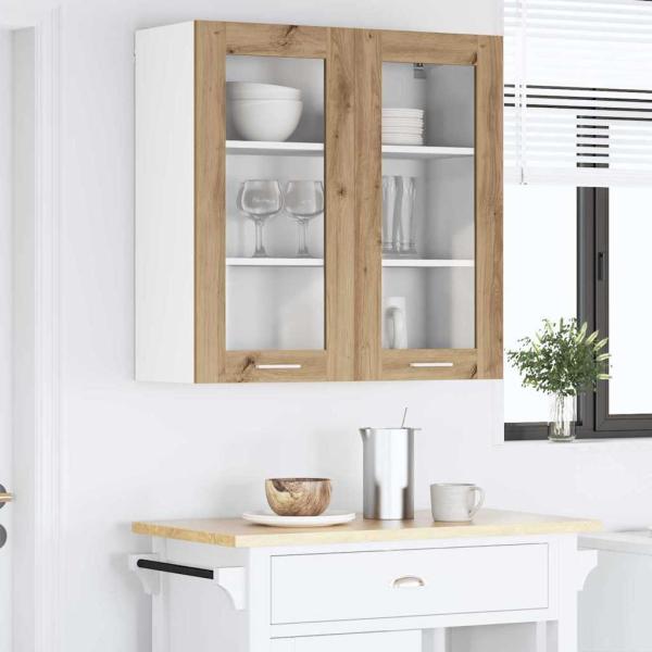 Hängeschrank Riga Artisan-Eiche 80 x 31 x 80 cm Holzwerkstoff