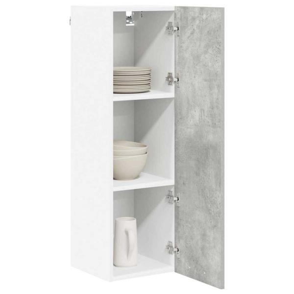 Hängeschrank Betongrau 30 x 31 x 100 cm Holzwerkstoff