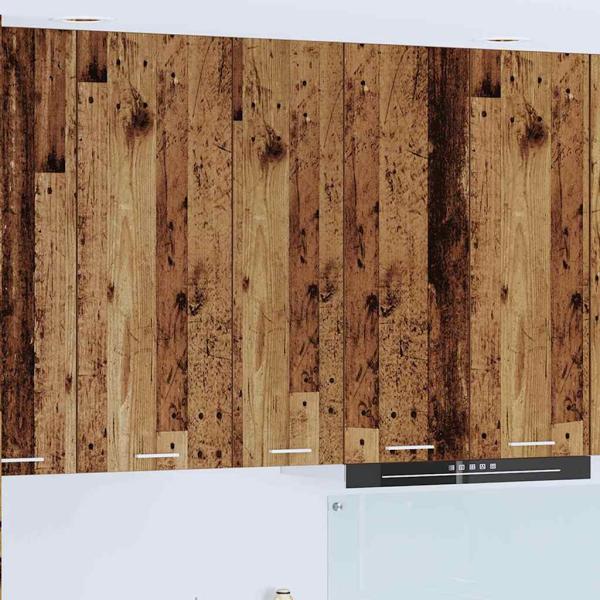 ARDEBO.de - Hängeschrank Riga Altholz 30 x 31 x 100 cm Holzwerkstoff