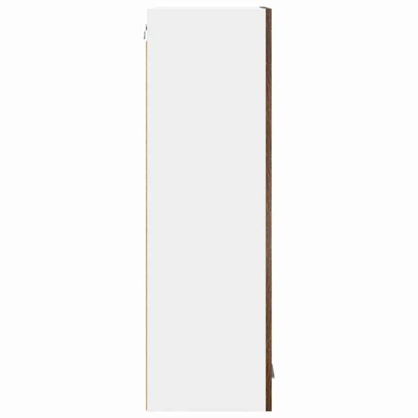 Hängeschrank mit Regal Riga Geräucherte Eiche 40 x 31 x 100 cm