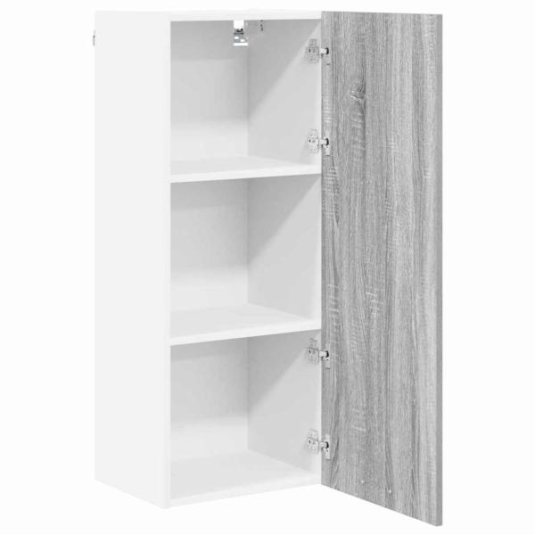 ARDEBO.de - Hängeschrank Riga Graues Sonoma 40 x 31 x 100 cm Holzwerkstoff
