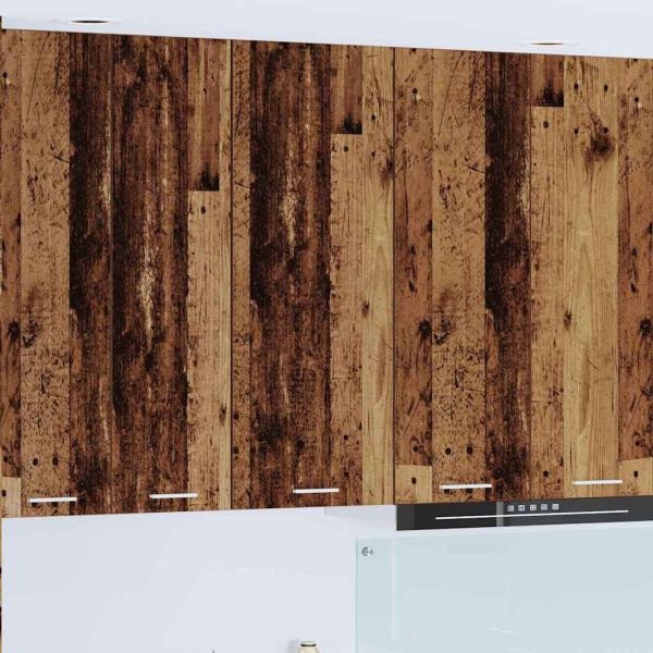 ARDEBO.de - Hängeschrank Riga Altholz 40 x 31 x 100 cm Holzwerkstoff