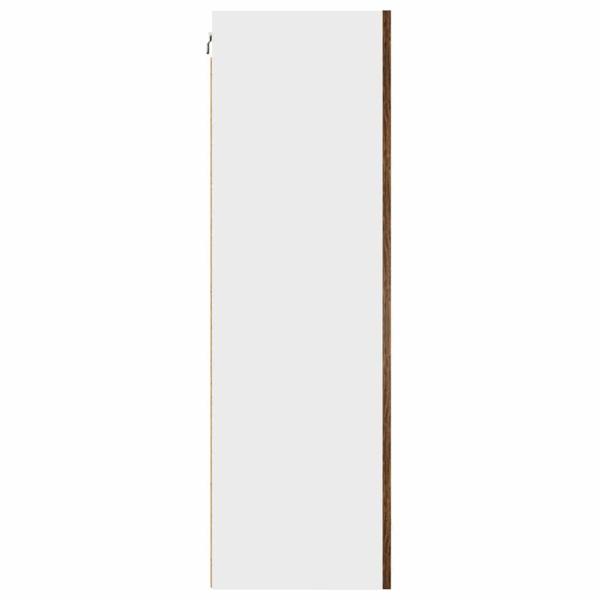 ARDEBO.de - Hängeschrank Riga Geräucherte Eiche und Weiß 50 x 31 x 100 cm