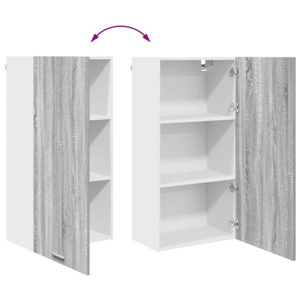 Hängeschrank Riga Sonoma-Eiche und Weiß 50 x 31 x 100 cm