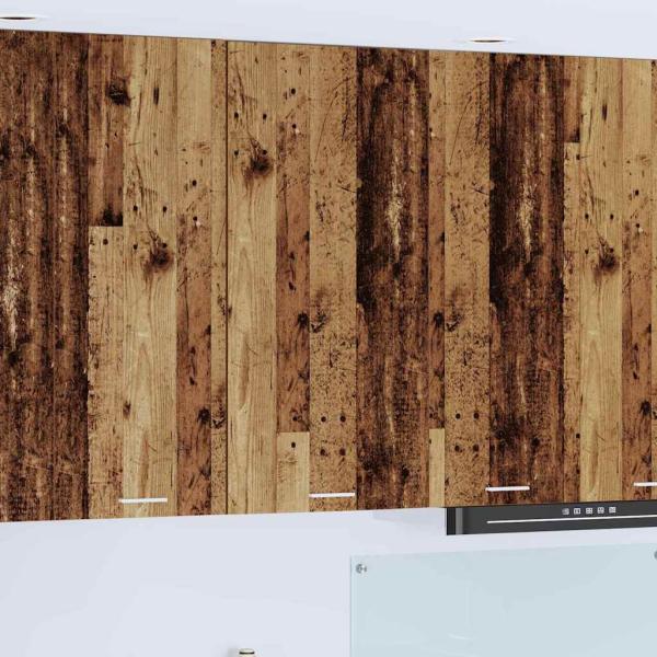 ARDEBO.de - Hängeschrank Riga Sonoma-Eiche und Weiß 50 x 31 x 100 cm