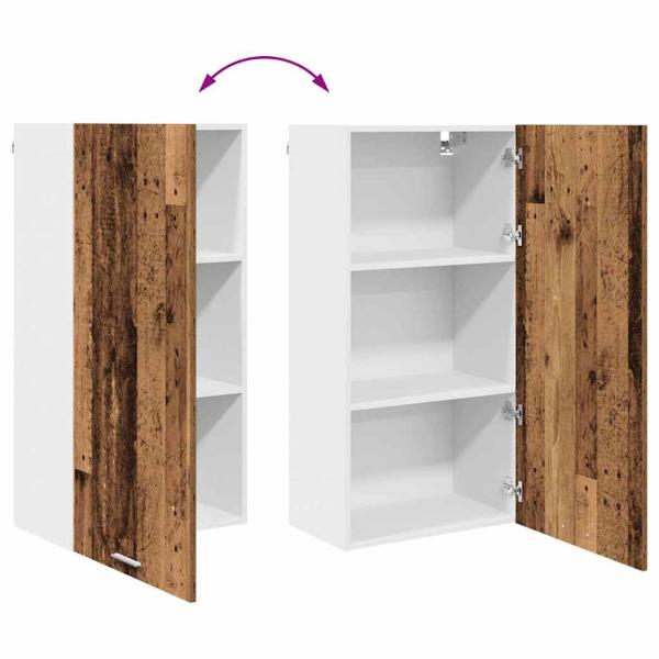 Hängeschrank Riga Sonoma-Eiche und Weiß 50 x 31 x 100 cm