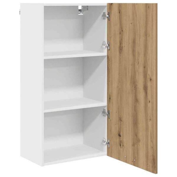 Hängeschrank Riga Sonoma-Eiche und Weiß 50 x 31 x 100 cm