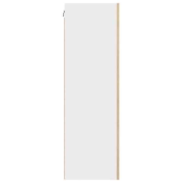 Hängeschrank Riga Sonoma-Eiche und Weiß 50 x 31 x 100 cm