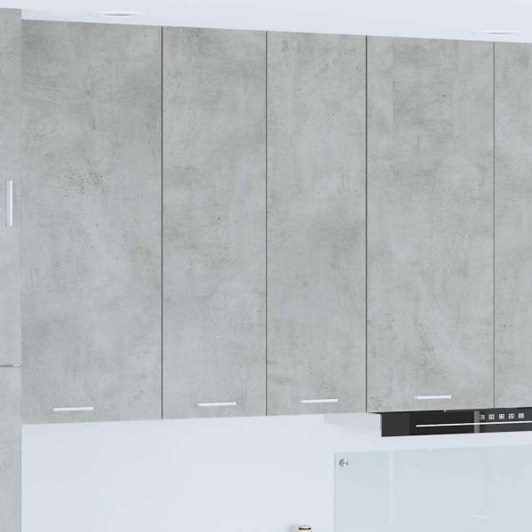 ARDEBO.de - Hängeschrank Riga Beton Grau 60 x 31 x 100 cm Holzwerkstoff