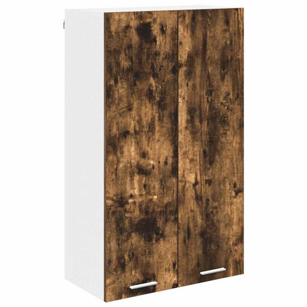 Hängeschrank mit Regal Riga Geräucherte Eiche 60 x 31 x 100 cm