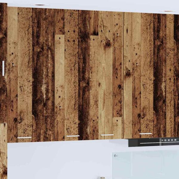 ARDEBO.de - Hängeschrank Riga Altholz 60 x 31 x 100 cm Holzwerkstoff