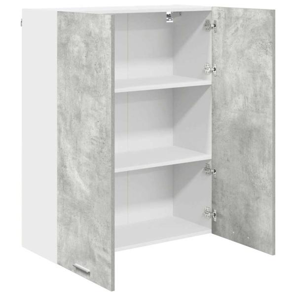 Hängeschrank Riga Beton Grau 80 x 31 x 100 cm Holzwerkstoff