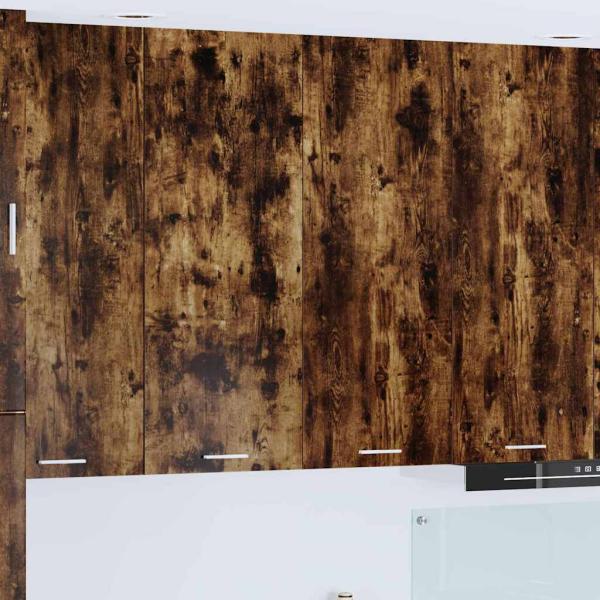 ARDEBO.de - H?ngeschrank R?uchereiche 80 x 31 x 100 cm Holzwerkstoff