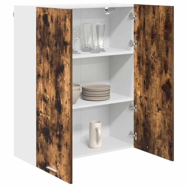 H?ngeschrank R?uchereiche 80 x 31 x 100 cm Holzwerkstoff