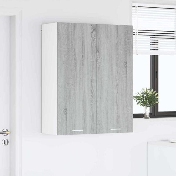 Hängeschrank Riga Graues Sonoma 80 x 31 x 100 cm Holzwerkstoff