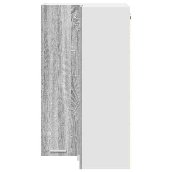 Hängeschrank Riga Sonoma-Eiche und Weiß 57 x 57 x 100 cm