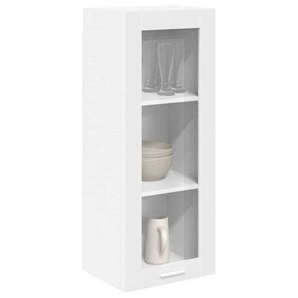 Hängeschrank mit Regal Riga Weiß 40 x 31 x 100 cm Holzwerkstoff
