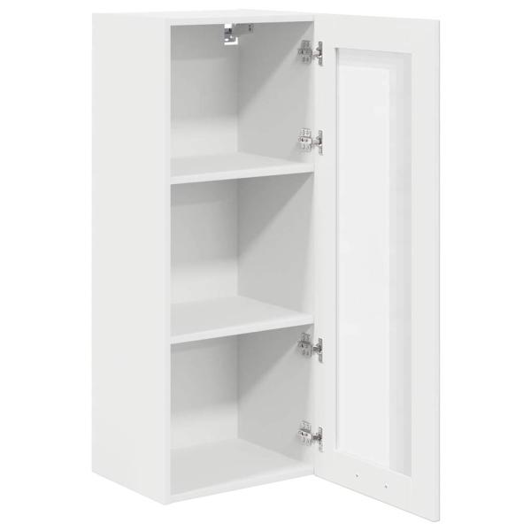 Hängeschrank mit Regal Riga Weiß 40 x 31 x 100 cm Holzwerkstoff