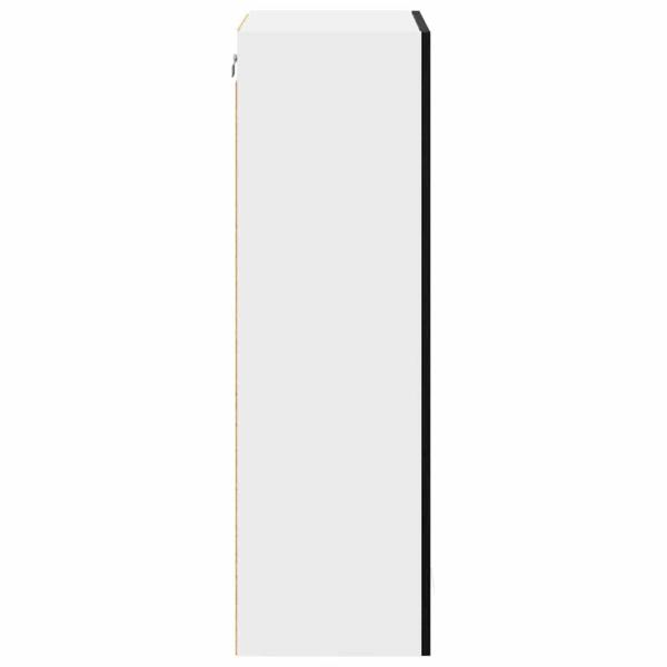 Hängeschrank mit Tür Riga Schwarz Eichen-Optik 40 x 31 x 100 cm