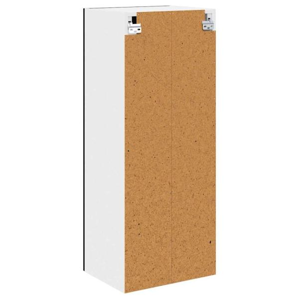 Hängeschrank mit Tür Riga Schwarz Eichen-Optik 40 x 31 x 100 cm