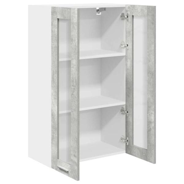 Hängeschrank Riga Beton Grau 60 x 31 x 100 cm Holzwerkstoff