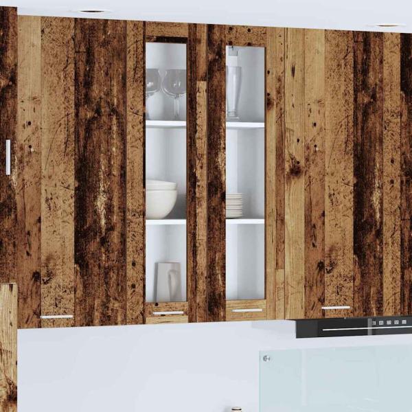 ARDEBO.de - Hängeschrank Riga Altholz 60 x 31 x 100 cm Holzwerkstoff