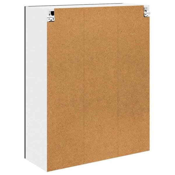 Hängeschrank mit Tür Riga Schwarz Eichen-Optik 80 x 31 x 100 cm