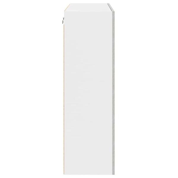 Hängeschrank Riga Beton Grau 80 x 31 x 100 cm Holzwerkstoff