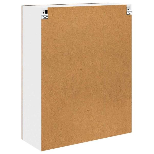 Hängeschrank mit Regal Riga Geräucherte Eiche 80 x 31 x 100 cm