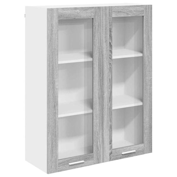 Hängeschrank Riga Graues Sonoma 80 x 31 x 100 cm Holzwerkstoff