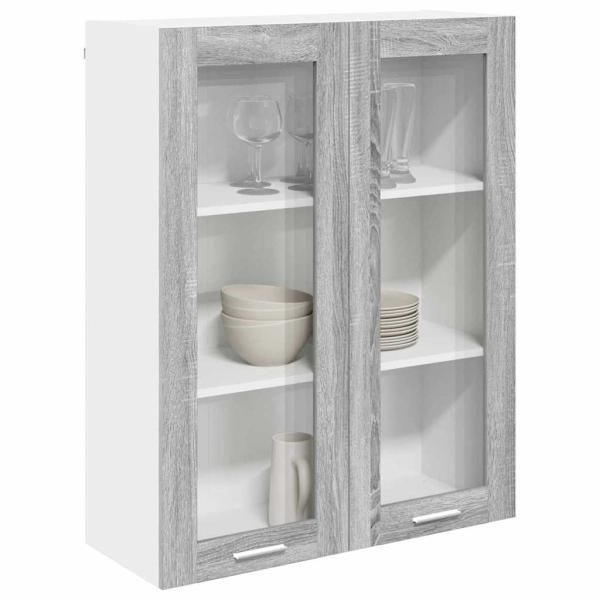 Hängeschrank Riga Graues Sonoma 80 x 31 x 100 cm Holzwerkstoff